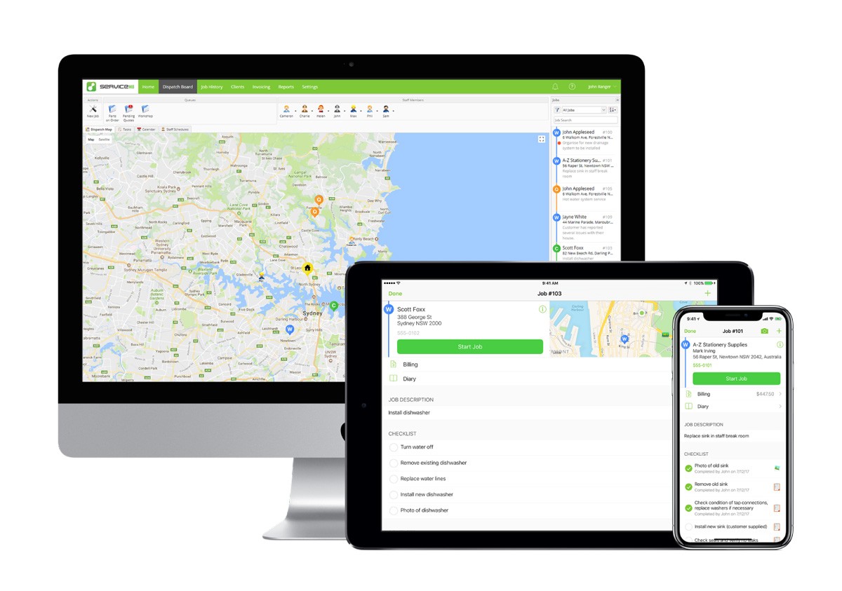Servicem8 - on all devices